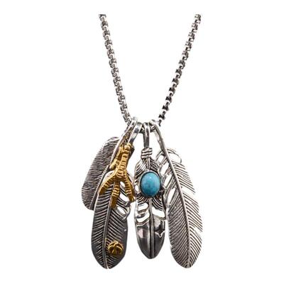 高桥吾郎同款羽毛项链男