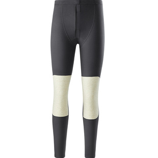 雅鹿男士秋裤男款线裤薄款打底保暖裤冬季内穿羊绒蚕丝护膝棉毛裤