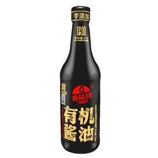 黄花园金典有机宝宝不加糖酱油0添加特级传统老式酿造500ml家用