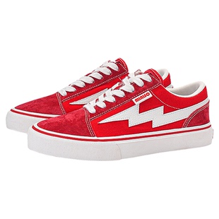 MINISO/名创优品鞋子男经典红复古街头风滑板鞋复仇风暴闪电鞋男