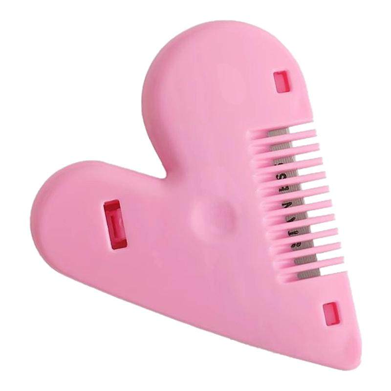 爱心削发梳子家用理发打薄器刘海剪刀女孩子儿童刘海修剪器工具刀