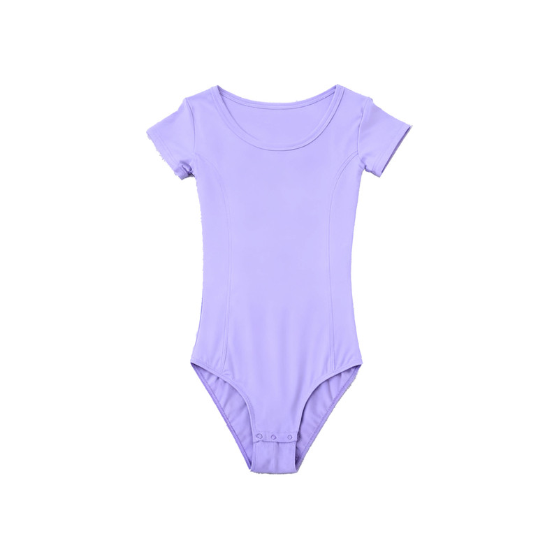 儿童舞蹈服女童短袖练功服夏季芭蕾舞中国舞幼儿跳舞服装蓝色