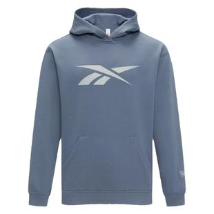 Reebok锐步官方男女款复古经典运动休闲纯色连帽套头衫卫衣