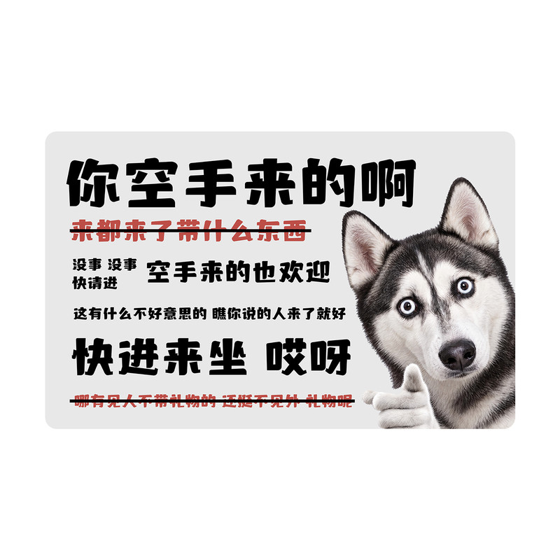 入户门地垫2026新款趣味文字地毯