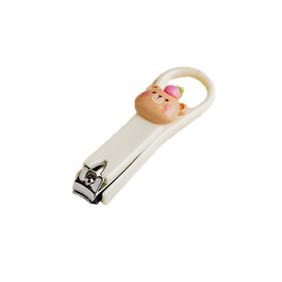 可爱女生指甲刀单个新款家用女士美甲工具便携式不锈钢修脚剪刀钳