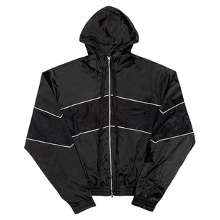 NAHMIAS 美国小众品牌 男士春季小众设计潮流腰果花丝绸夹克外套