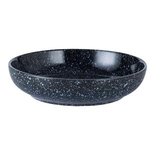 日式深盘子10寸菜盘家用面碗饭盘陶瓷蒸鱼盘大号平盘复古餐具餐盘