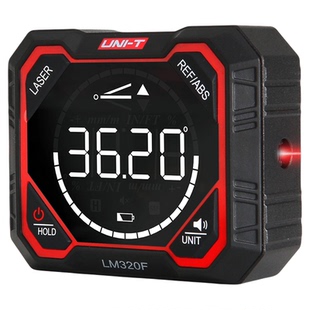 优利德数显倾角仪高精度激光水平仪带磁电子角度尺打线仪LM320D