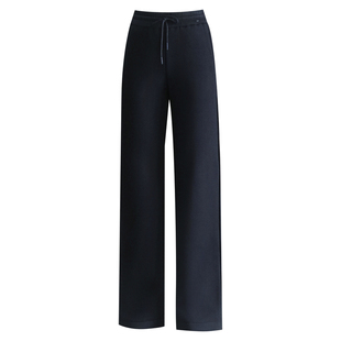 郑州女裤2025新款高端品牌显瘦阔腿中年加绒加厚妈妈牡丹裤秋冬季