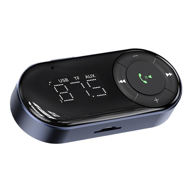 车载mp3蓝牙播放器汽车点烟器USB接收器aux音乐FM发射器免提电话