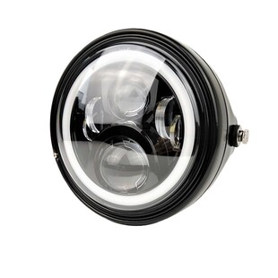 适用本田190SS鸷道190TR大灯总成CGX150豪爵DN150复古改装LED大灯