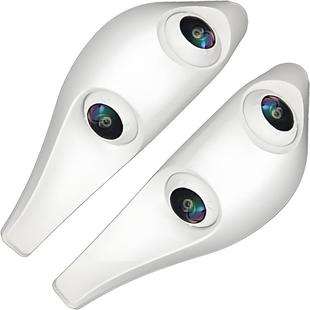 汽车载摄像头AHD左右侧前后倒车双头一体高清晰盲区影像广角防水