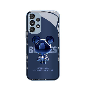 17plus8苹果14SamsungS25三星S24fe手机壳A55潮牌熊S22ultra女s23u男54玻璃53case适用52可爱16电话21+小熊56