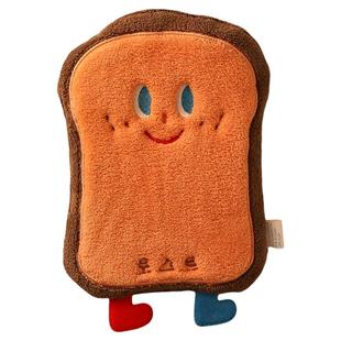 可爱擦手巾挂式吸水加厚卫生间卡通擦手帕毛巾洗手小方巾厨房抹布