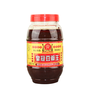 湖北特产皇冠豆瓣王1kg 荆沙稀辣酱蚕豆瓣酱小龙虾酱甲鱼酱松滋鸡