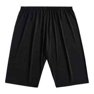 300斤特大码冰丝五分七分打底裤女夏季薄款200胖mm加肥透气安全裤