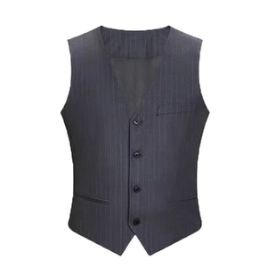 2026新款奥迪男士西装4S店竖条纹男西服工装西裤外套工作服职业装