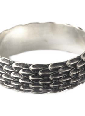 银饰情侣原创设计指环