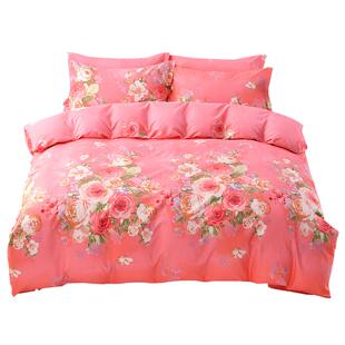 100%纯棉被套单件单人1.5m1.8米床双人180x200x230被罩家用褥子套