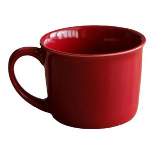 索厨 新年氛围感红色马克杯2026咖啡杯大红色水杯杯子复古早餐杯