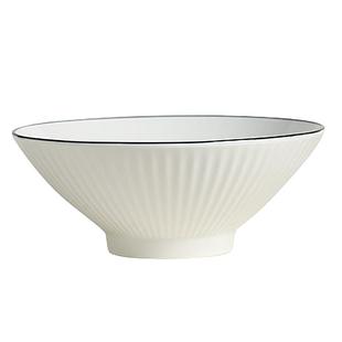 简约风面碗斗笠碗家用2026新款釉下彩8寸拉面碗大汤碗高级感陶瓷