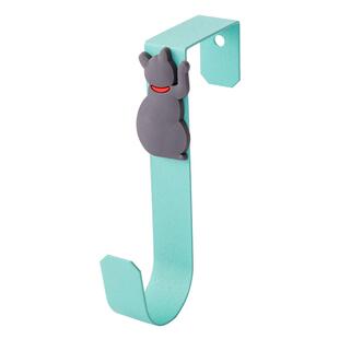 门后挂钩门背后衣服挂衣架门上置物架免打孔柜门门口挂架收纳神器