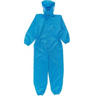 无尘服连体一体全身防尘服男女蓝色橙色绿色工业粉尘防静电工作服