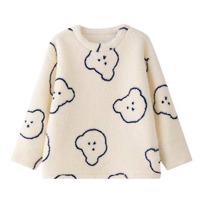 虾酱麻麻珊瑚绒保暖家居服套装