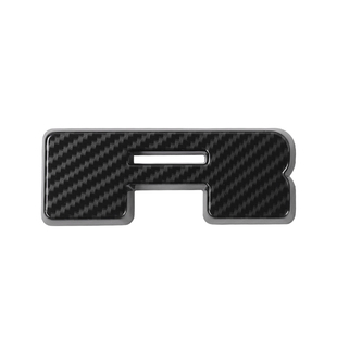 适用21-24款福特烈马BRONCO改装R字母车标贴前脸中网车标装饰配件