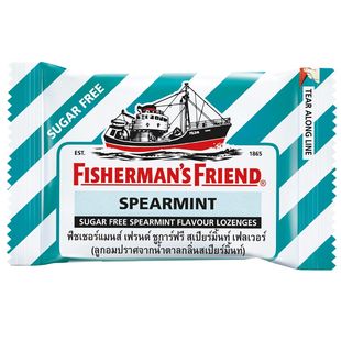 泰国代购渔夫之宝Fishermans无糖润喉糖留兰香薄荷糖12包 正品