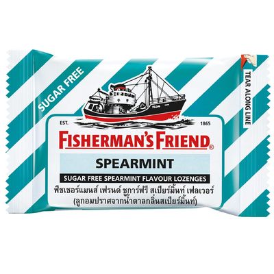 泰国代购渔夫之宝润喉糖薄荷无糖