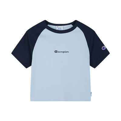 Champion冠军短袖女拼色T恤