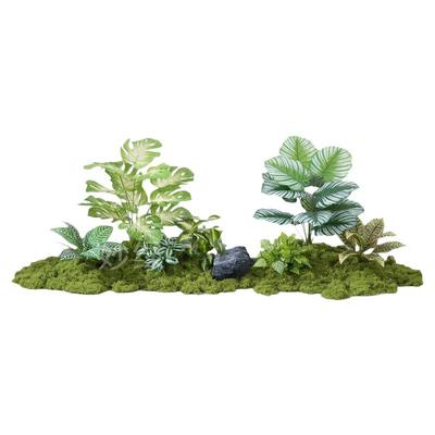 仿真苔藓微景观室内客厅假植物绿植造景组合橱窗仿生青苔装饰布景