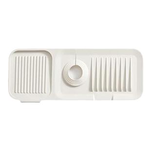 硅胶水龙头沥水垫厨房可折叠水池水槽防溅水垫窄边陡坡分流排水垫