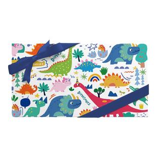 ISUKA一树家|恐龙星球可爱卡通儿童生日礼物包装纸礼品纸大尺寸加丝带伴手礼盒包装高颜值包书皮手工diy彩纸