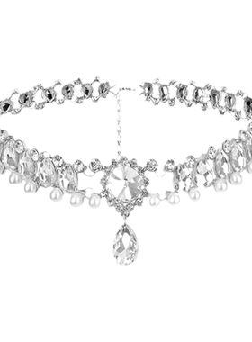 高级感珍珠款水滴吊坠项链女