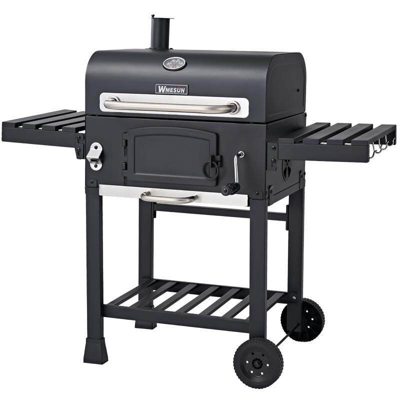 木炭烧烤炉架台家用可移动bbq车