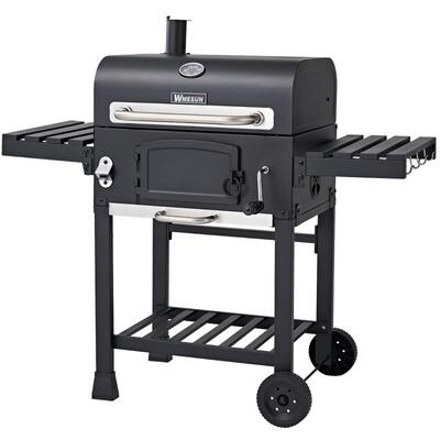 木炭烧烤炉架台家用可移动BBQ车