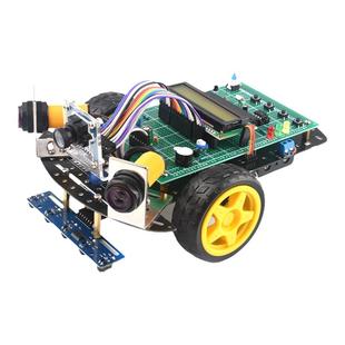 智能小车底盘套件51单片机亚克力四驱车寻循迹蓝牙机器人麦克纳姆