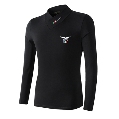 春秋季高端中老年男士长袖T恤