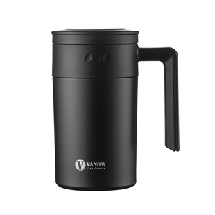 Vanow保温杯男款2026新款高档茶水分离办公杯定制礼盒泡茶水杯子