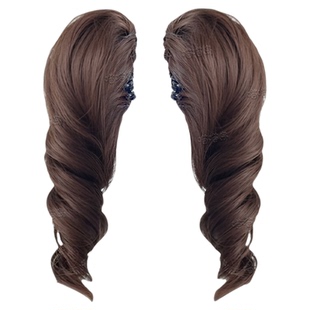 【萌的钥匙】喵喵岛假发lolita双马尾罗马卷doll感可爱甜美全头套