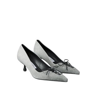 [春季系列]JIMMY CHOO/SCARLETT 50 女士 绒面革尖头中低跟高跟鞋