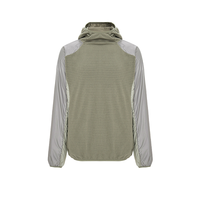 MWO 【冯建宇同款】 抗起球抓绒轻量化拼接连帽卫衣 男女同款