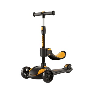 lecoco乐卡滑板车儿童溜溜车2-6-12岁小孩折叠车子防撞踏板车静音