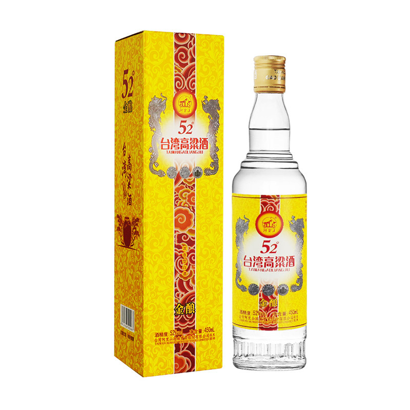 阿嵔山52度浓香型台湾高粱酒450ml/瓶盒装节日送礼纯粮食白酒口粮