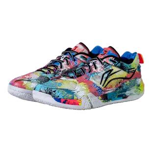 【赠专业运动袜】李宁正品羽毛球鞋贴地飞行3PRO艺术家限量运动鞋