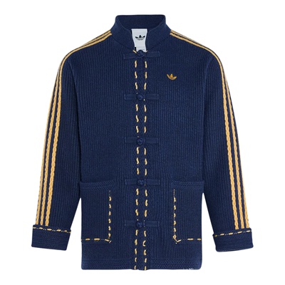 Adidas/阿迪达斯正品三叶草男女同款针织宽松夹克外套KR5064