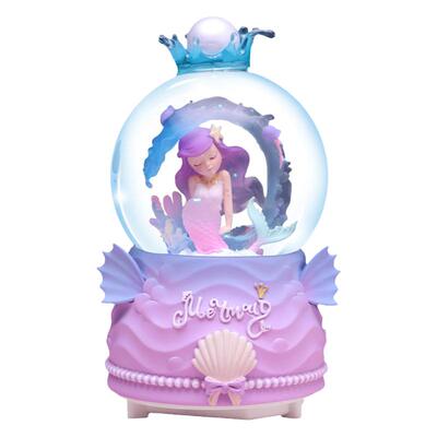 梦幻美人鱼水晶球音乐盒