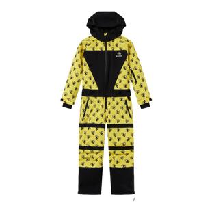 Positibeety小蜜蜂滑雪服儿童3L服防水保暖滑雪连体衣防风男女